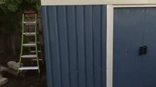 Outsunny 11’ by 9’ Steel Outdoor Garden Shed Video 49 [upl. by Nerfe]