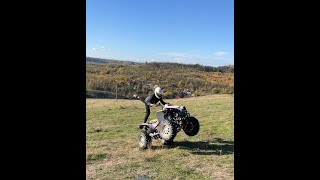 AM FACUT ACCIDENT canamampcfmoto  ATV Vlog [upl. by Jonina]