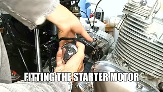 Triumph Trident T160 Rebuild Part 93 Fitting the Starter Motor Part 1 [upl. by Mamoun]