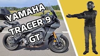 Yamaha Tracer 9 GT 2023  Yamaha Jazda Testowa  Quickshifter i inne bajery [upl. by Ydnerb]