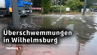 Hotel schon wieder überflutet  Siele in Wilhelmsburg überlastet [upl. by Reave607]