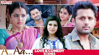 A Aa Movie Love amp Comedy Scenes  Nithiin Samantha Anupama  Trivikram  Aditya Movies [upl. by Annalise]