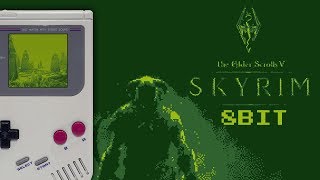 The Elder Scrolls V Skyrim  GAMEBOY 8BIT [upl. by Lechar682]