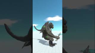 ARBS Shorts｜ King Kong vs Mosasaurus  Animal Revolt Battle Simulator [upl. by Ednargel]