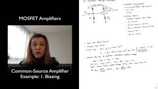 Example CS Amplifier Design  1 Biasing [upl. by Jadd689]