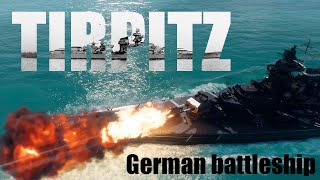 Battleship Tirpitz The German Giant That Terrorized the North Atlantic 鐵必制號 戰艦世界 [upl. by Kcirdneh]