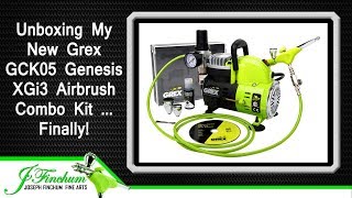 Unboxing My New Grex Airbrush [upl. by Araccot]