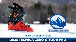 2023 Tecnica Zero G Tour Pro Ski Boots Short Review with SkiEssentialscom [upl. by Imef]