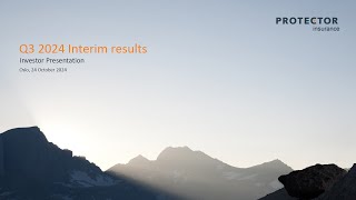 Protector 2024 Q3 Investor presentation [upl. by Yklam]