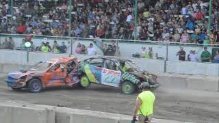 Caledonia County Fair Demolition Derby 8272023 [upl. by Aeikan]