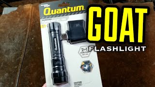 220 Lumen Harbor Freight Flashlight Review  63932 LED RECHARGEABLE Quantum  Bundy Approved [upl. by Eenad]