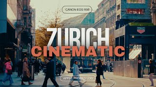 Zürich 4K  Canon EOS R50 Cinematic [upl. by Ramma]