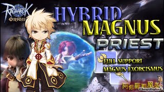 Magnus Priest  Hybrid Build  Ragnarok Origin [upl. by Anilatac]