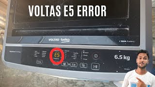 Voltas washing machine e5 error code [upl. by Putnam]