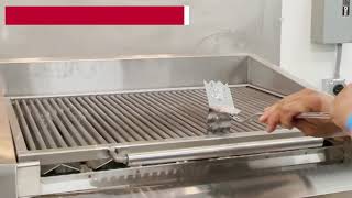 How to Clean a Commercial Charbroiler [upl. by Tocci]