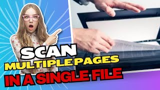 😲 Scan Multiple Pages into A Single PDF File  Scan From Canon Printer To Computer IT WORKS [upl. by Abramson]