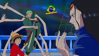 🇧🇷 ZORO TENTANDO USAR O LUFFY DE CORDA 🤣 Dublado [upl. by Markman457]