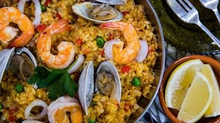 Simple and Tasty Seafood Paella [upl. by Atig]