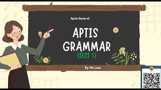 AptisGrammarTest 1 [upl. by Hume]