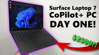 Surface Laptop 7 CoPilot PC EARLY Benchmarks Gaming and First Impressions [upl. by Leinad]