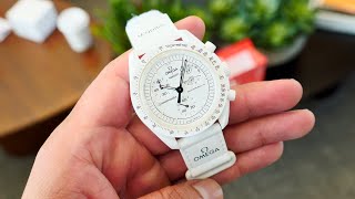 Omega x Swatch Snoopy MoonSwatch Mission to the Moonphase Unboxing [upl. by Glover]