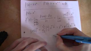 Mathematik  Beweis  Potenzregel  Ableitung [upl. by Lesly]