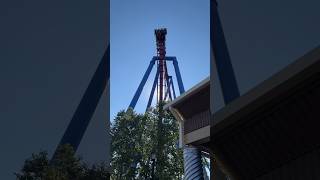 YOU HANG UPSIDE DOWN ON THIS RIDE 😱 Banshee at Kings Island scary shorts rollercoaster [upl. by Phip457]