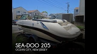 SOLD Used 2008 SeaDoo 205 UTOPIA SE in Ocean CIty New Jersey [upl. by Sedgewake294]