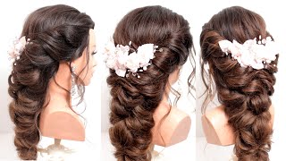 Easy and simple braided hairstyles Hairstyles for medium amp long hair Hair tutorial [upl. by Hadsall268]