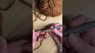 Mini tutorial anello magico 🧶🧙 crochet uncinetto uncinettotutorial tutorialuncinetto [upl. by Pail]