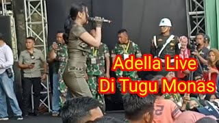 Adella live di monas ll Sherly KDI [upl. by Erej]