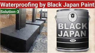 Footing  Foundation Waterproofing By Black Japan Paint। bituminous paint। Plinth Beam । DPC । RCC [upl. by Shaughn51]