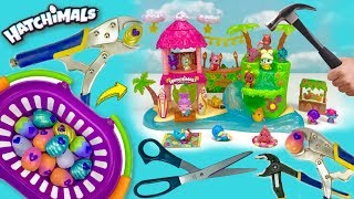 Smashing Hatchimals CollEGGtibles Hatchimals Tropical Party Playset Hatchtopia Mermal Magic [upl. by Papst]