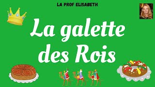 La galette des Rois en France  La fête de lEpiphanie Niveau A1 de FLE [upl. by Aihsar]