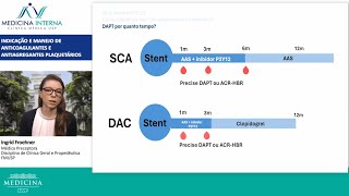 Indicação e manejo de antiagregantes e anticoagulantes [upl. by Norbel]