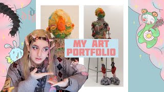 My successful art portfolio CSM  UAL  Goldsmiths Edinburgh [upl. by Saundra]