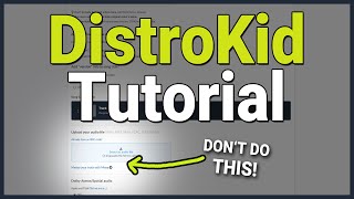 DistroKid Tutorial  How To Upload Music on DistroKid 2024 [upl. by Rehptsirhc]