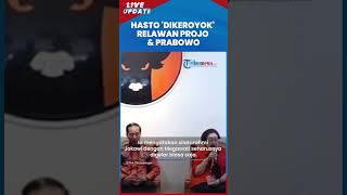 Persulit Jokowi Sowan ke Megawati Hasto Kristiyanto Dikeroyok Relawan Projo amp Prabowo [upl. by Silecara873]