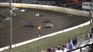 Farley Speedway IMCA Northern Sport Mod feature 81514 [upl. by Flavio44]