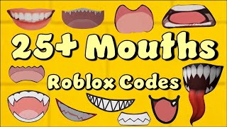 25 Mouths Roblox Codes for Brookhaven Bloxburg HSl and Berry avenue [upl. by Naginnarb]