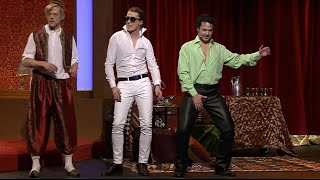 Ylvis  quotMr Kolbastiquot Turkish Dance Competition IKMY 26012016 Eng subs [upl. by Aerdnna]