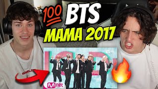 BTS MAMA 2017 PERFORMANCE  Cypher Pt4  Mic Drop  REACTION 🔥 [upl. by Llohcin133]