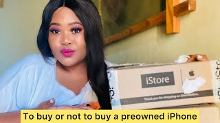 To buy or not to buy a preowned iphone South African youtuber [upl. by Airol]