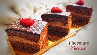 CHOCOLATE PASTRIES  சாக்லேட் கேக்  MAGIC OUT OF HANDS [upl. by Suu142]