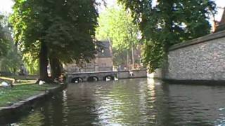 Bruges Canal Trip Widescreen HD Quality Version [upl. by Llenna]