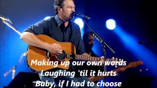 Blake Shelton Mine Would Be You with Lyrics [upl. by Saire]