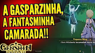 GENSHIN IMPACT conta f2p O yanxiao sorridente tá com medo da gasparzinha a fantasminha camarada36 [upl. by Jerrylee]