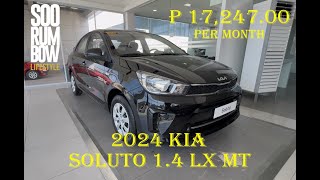 2024 Kia Soluto 14 LX MT Review Downpayment amp Monthly [upl. by Sherman]