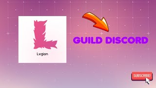 Welcome to Lxgion guild [upl. by Adnahs643]