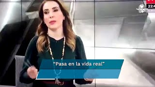 Conductora lanza grosería en vivo y se vuelve viral [upl. by Asilem599]